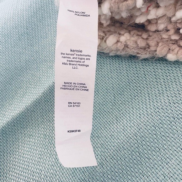 Kenzie Lezlie Fuzzy Textured Sleeveless Cardigan size S - Picture 10 of 10